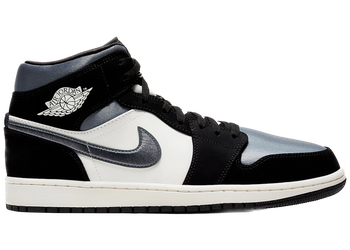 Jordan 1 Mid Satin Grey Toe for sale