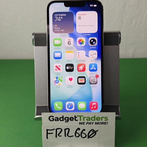 Apple iPhone 13 Pro - Unlocked, 128 GB, Silver, A2483
