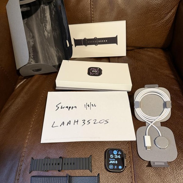 Apple Watch Ultra 3 49mm - Unlocked, Black, A3281