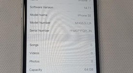 Good
													Apple iPhone SE 2nd Gen 2020 - Unlocked, White, 64 GB, A2275, photo 3 of 5