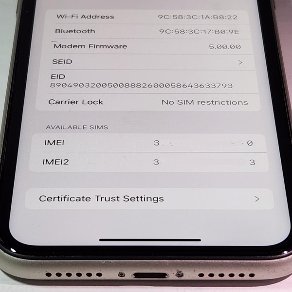 Apple iPhone 11 - AT&T, White, 64 GB, A2111