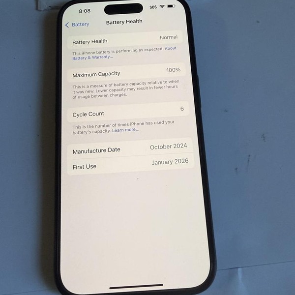 Apple iPhone 16 - Unlocked, 128 GB, Black, A3081