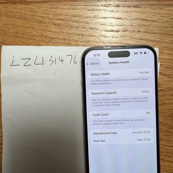 Apple iPhone 15 - Unlocked, 128 GB, Pink, A2846