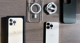 Good
													Apple iPhone 13 Pro - Unlocked, Gold, 256 GB, A2483, photo 2 of 9