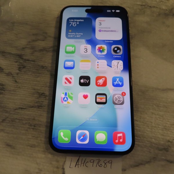 Apple iPhone 15 Plus - Unlocked, 128 GB, Black, A2847