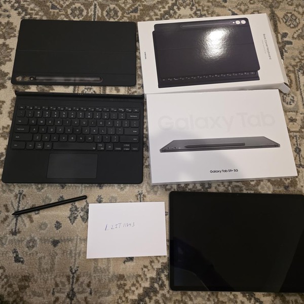 Samsung Galaxy Tab S9 Plus - AT&T, Graphite, 256 GB, 12 GB, SM-X818U