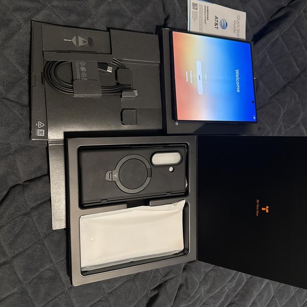 Samsung Galaxy Z Fold7 - AT&T, 256 GB, Blue Shadow, 12 GB, SM-F966U