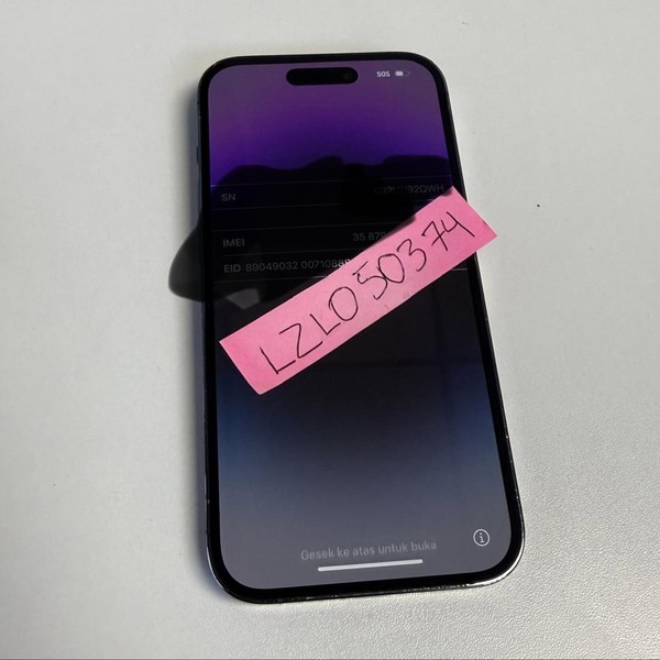 Apple iPhone 14 Pro - Unlocked, 256 GB, Purple, A2650