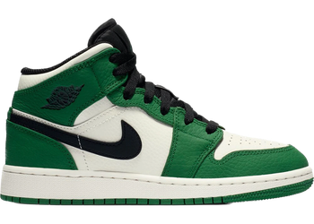 Jordan 1 Mid Pine Green (GS) for sale
