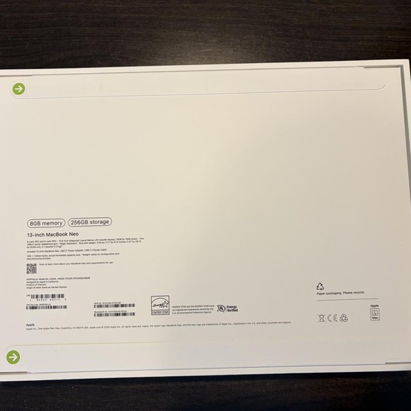 MacBook Neo 2026 - 256 GB, Indigo, 8 GB, Apple A18 Pro