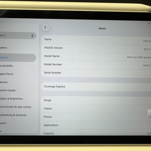 Apple iPad Mini 6th Gen - Wi-Fi, 256 GB, Starlight, A2567