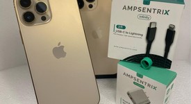 Good
													Apple iPhone 13 Pro Max - AT&T, Gold, 256 GB, A2484, photo 1 of 8