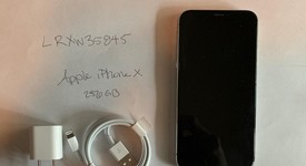 Mint
													Apple iPhone X - Verizon, Silver, 256 GB, A1865, photo 1 of 7