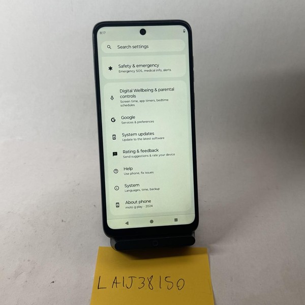 Moto G Play (2024) - Unlocked, 64 GB, Blue, 4 GB