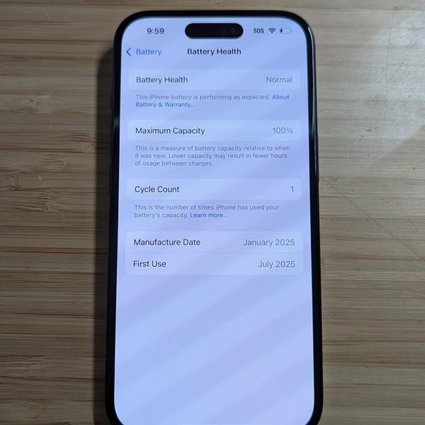 Apple iPhone 15 - AT&T, 128 GB, Black, A2846