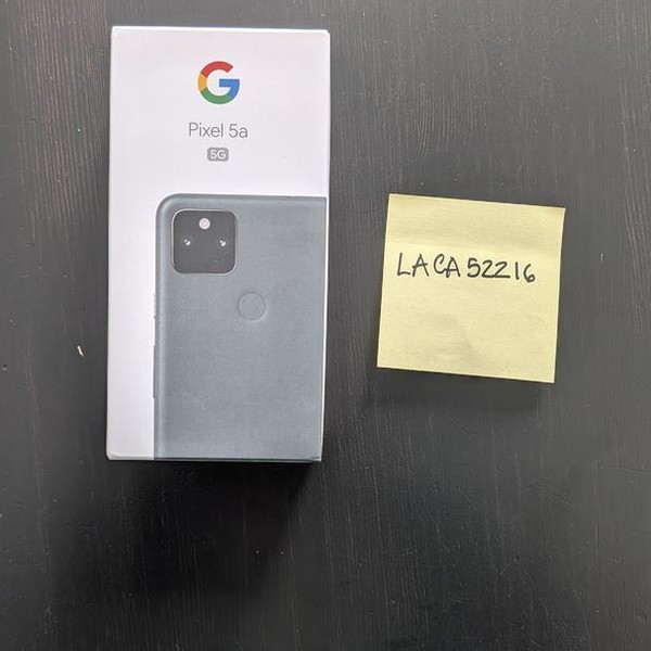Google Pixel 5a 5G - Unlocked, 128 GB, Black, 6 GB