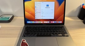 Good
													MacBook Air 2020 - 13" - Apple M1, Silver, 256 GB, 8 GB, photo 1 of 7