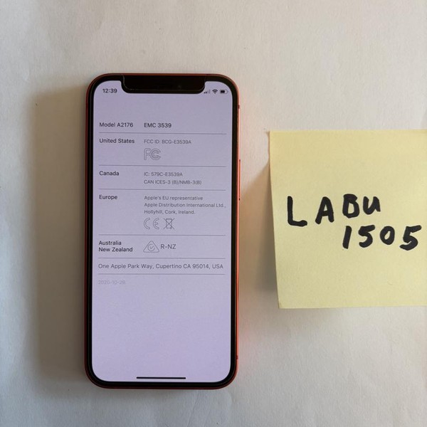 Apple iPhone 12 Mini - Unlocked, 64 GB, Red, A2176