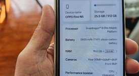 Mint
													Oppo Find N5 - Unlocked Non-US, Misty White, 512 GB, 16 GB, photo 2 of 16