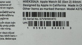 Mint
													Apple Watch SE 2nd Gen 44mm - Midnight, A2723 - GPS, Aluminum, photo 5 of 13