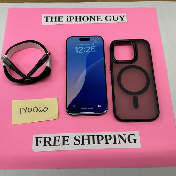 Apple iPhone 16 Pro - Unlocked, Black, 128 GB, A3083