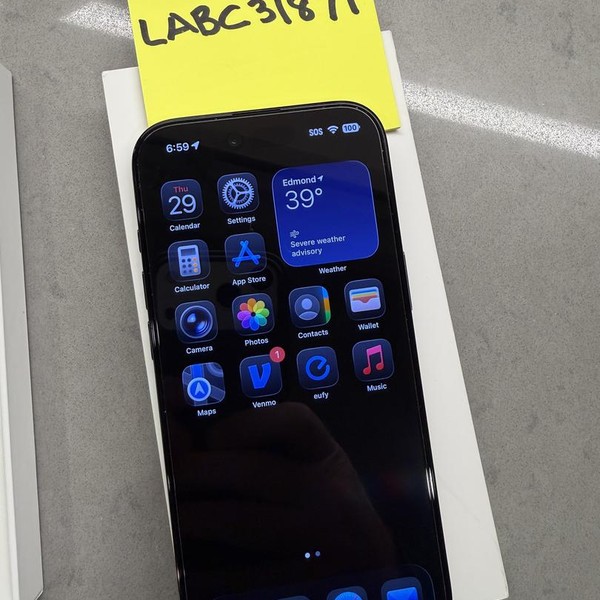 Apple iPhone Air - AT&T, 256 GB, Space Black, A3260