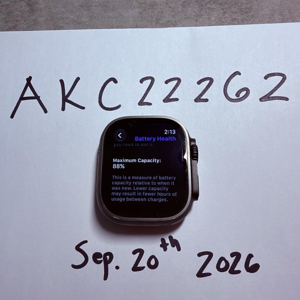 Apple Watch Ultra 2 49mm - Unlocked, Black, A2986