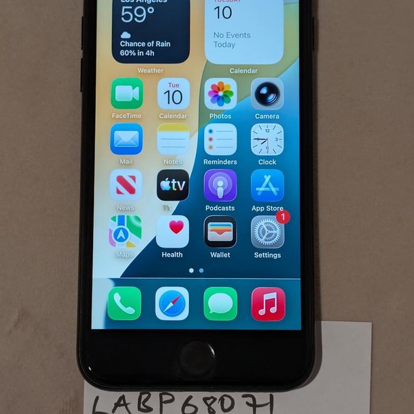 Apple iPhone SE 2nd Gen 2020 - Unlocked, 64 GB, Black, A2275