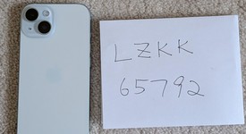Good
													Apple iPhone 15 - Unlocked, Blue, 128 GB, A2846, photo 3 of 5
