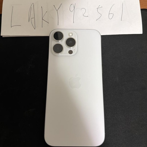 Apple iPhone 16 Pro Max - Unlocked, 256 GB, White, A3084