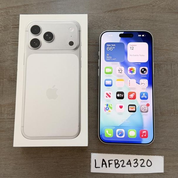 Apple iPhone 17 Pro Max - Unlocked, 256 GB, Silver, A3257