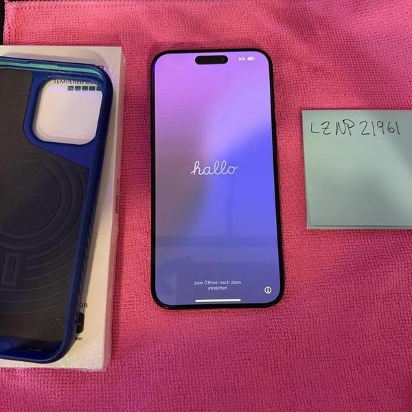 Apple iPhone 15 Pro Max - Unlocked, 256 GB, Blue, A2849