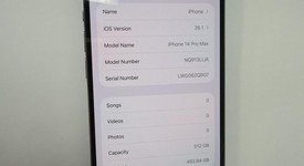 Good
													Apple iPhone 14 Pro Max - Unlocked, Purple, 512 GB, A2651, photo 3 of 7