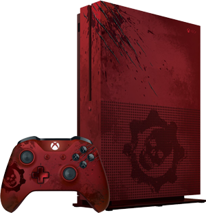 Xbox One S (2016) - 2 TB, Red, Gears of War 4