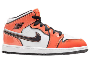 Jordan 1 Mid Turf Orange (PS) for sale