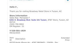 Mint
													Apple iPhone 17 Pro - AT&T, Cosmic Orange, 256 GB, A3256, photo 3 of 11