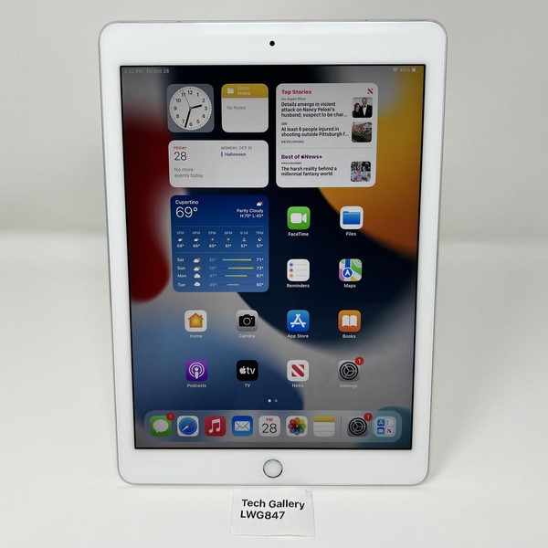 Apple iPad Pro 9.7 inch - Unlocked, 256 GB, Silver, A1674