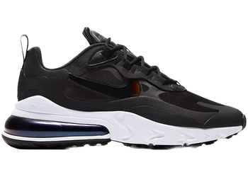Nike Air Max 270 React Black White Iridescent (Women's) for sale