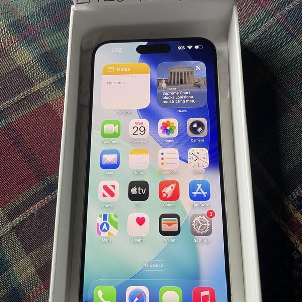 Apple iPhone 15 Pro Max - Unlocked, 256 GB, Natural, A2849