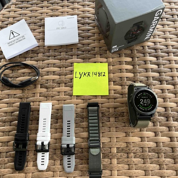 Garmin epix Gen 2 - Black, Sapphire