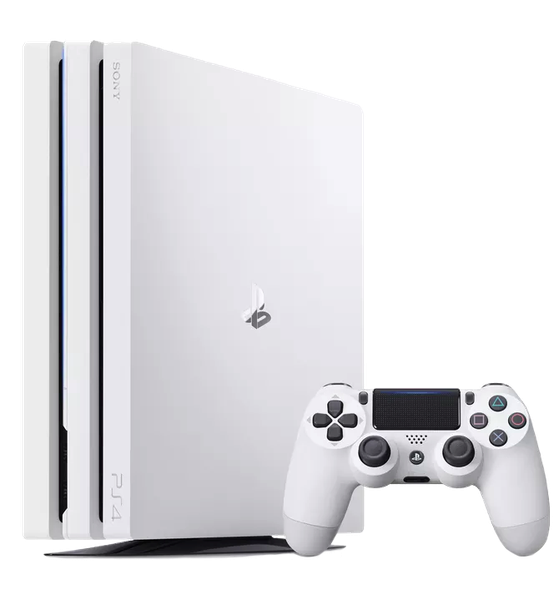 PlayStation 4 Pro - White, 1 TB, Glacier White