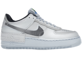 Nike Air Force 1 Low Shadow Pure Platinum Snakeskin Blue (Women's) for sale