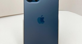 Good
													Apple iPhone 12 Pro Max - Unlocked, Pacific Blue, 128 GB, A2342, photo 3 of 7