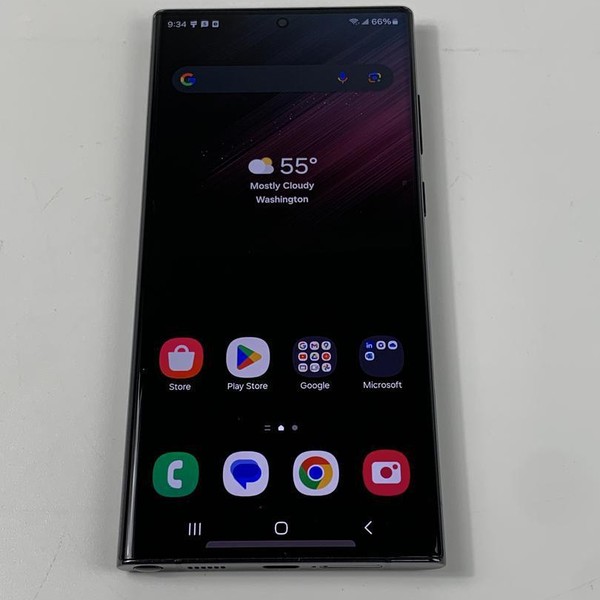 Samsung Galaxy S22 Ultra - Unlocked Non-US, 256 GB, Black, 12 GB, SM-S908E