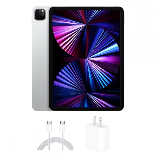 Apple iPad Pro 11 inch 3rd Gen 2021 - Wi-Fi, 128 GB, Silver