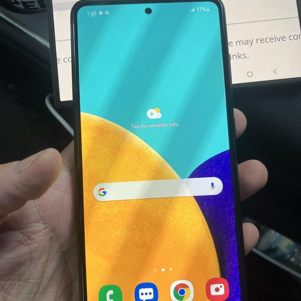 Samsung Galaxy A52 5G - Unlocked, 128 GB, Black, 6 GB