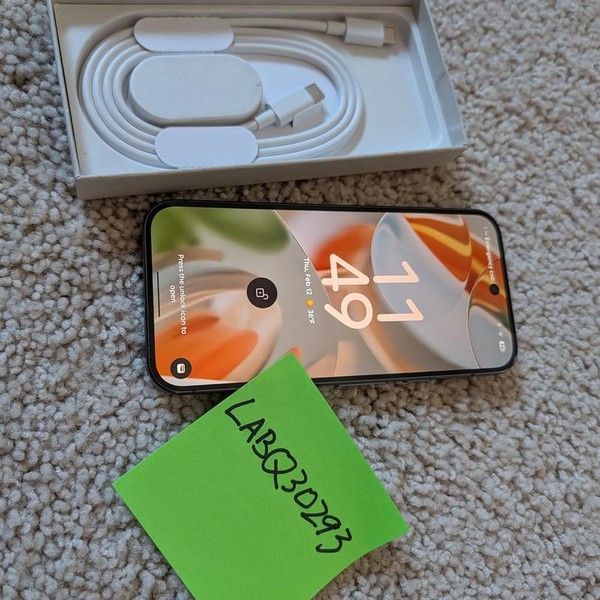 Google Pixel 9 Pro - Unlocked, 128 GB, Obsidian, 16 GB, GR83Y