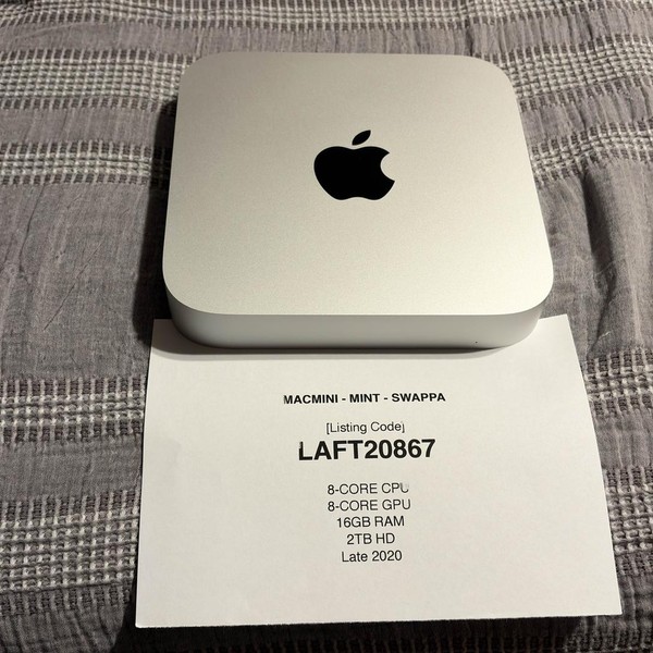 Mac mini 2020 - 2 TB, Silver, 16 GB, Apple M1