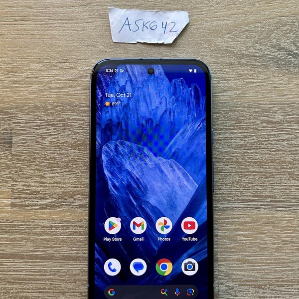 Google Pixel 8a - Unlocked, Bay, 128 GB, 8 GB, GKV4X, Sub-6 5G