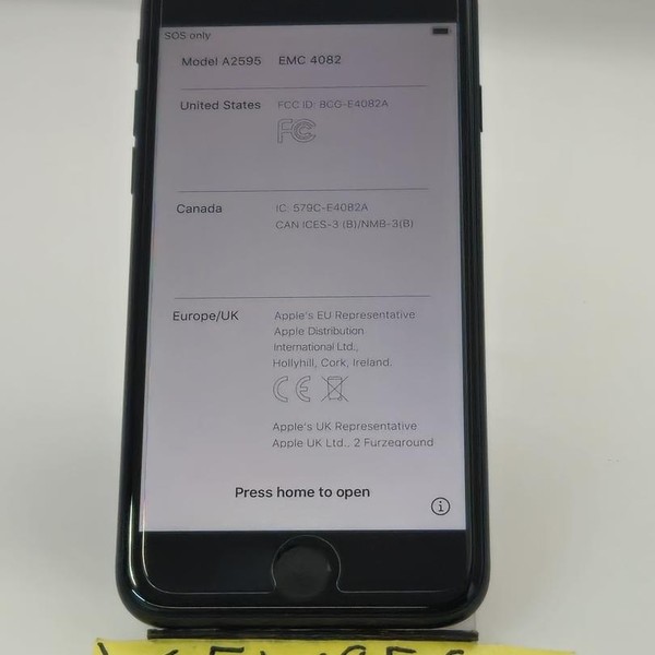 Apple iPhone SE 3rd Gen 2022 - AT&T, 64 GB, Midnight, A2595